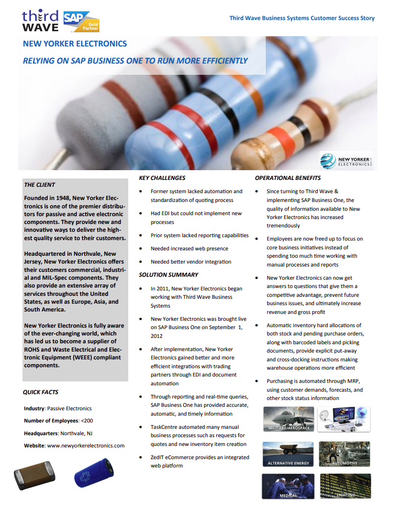 New Yorker Electronics