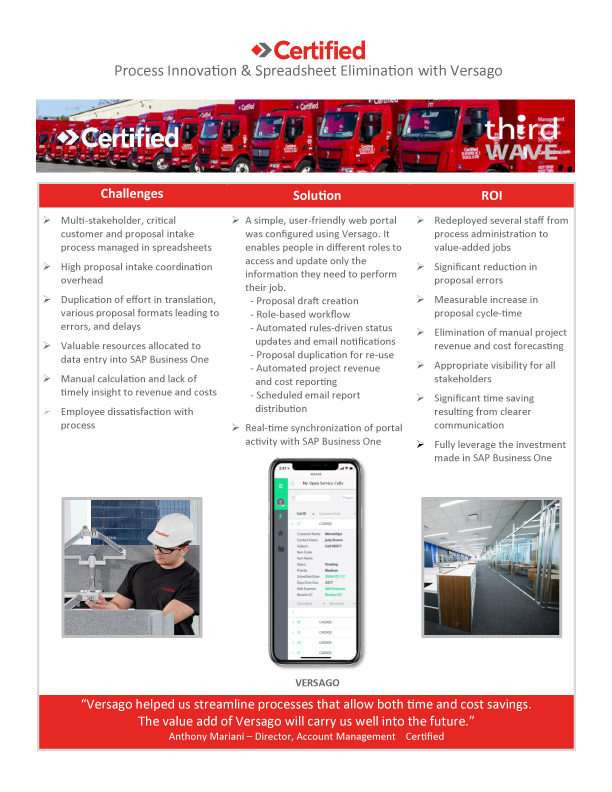 Certified Moving & Versago